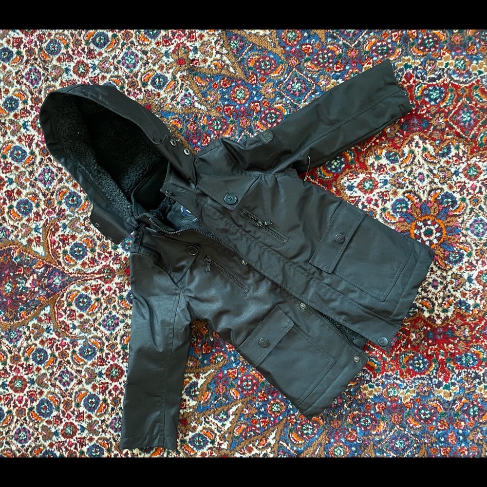 BRAND NEW never worn fleece lined toddler winter coat